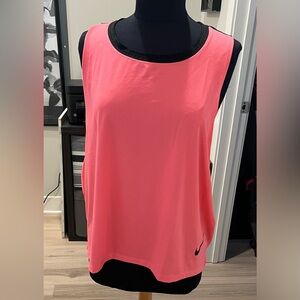 Nike NWT Swim Sleeveless Workout Exercise Pink Tank Top Sz XXL Activewear